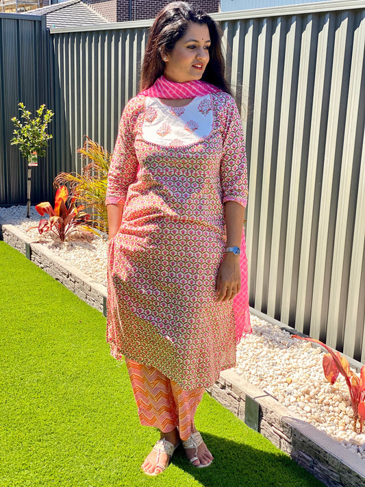 Pink Salwar set
