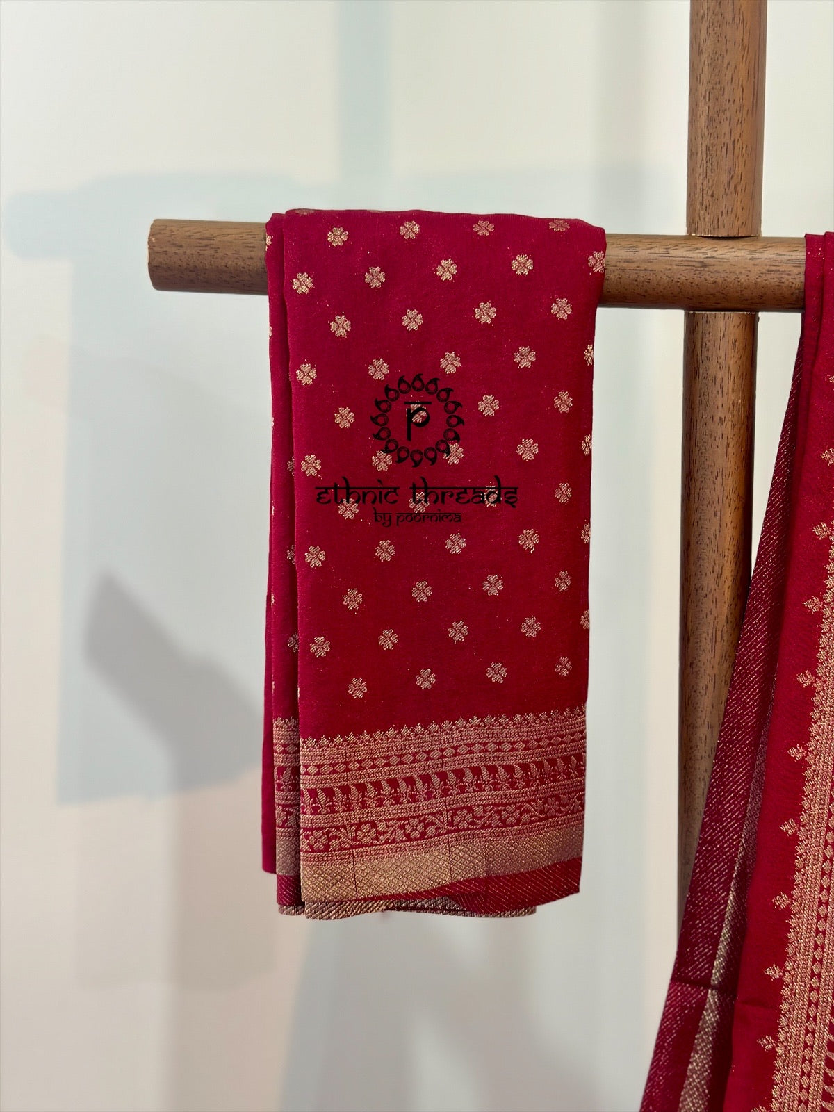 Georgette Banarsi Sarees with Zari Border