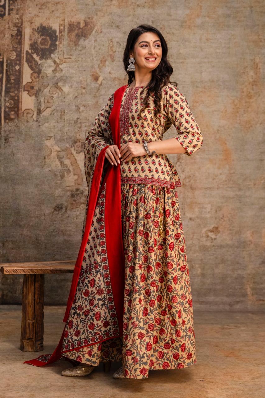 Cotton Lehenga Sets
