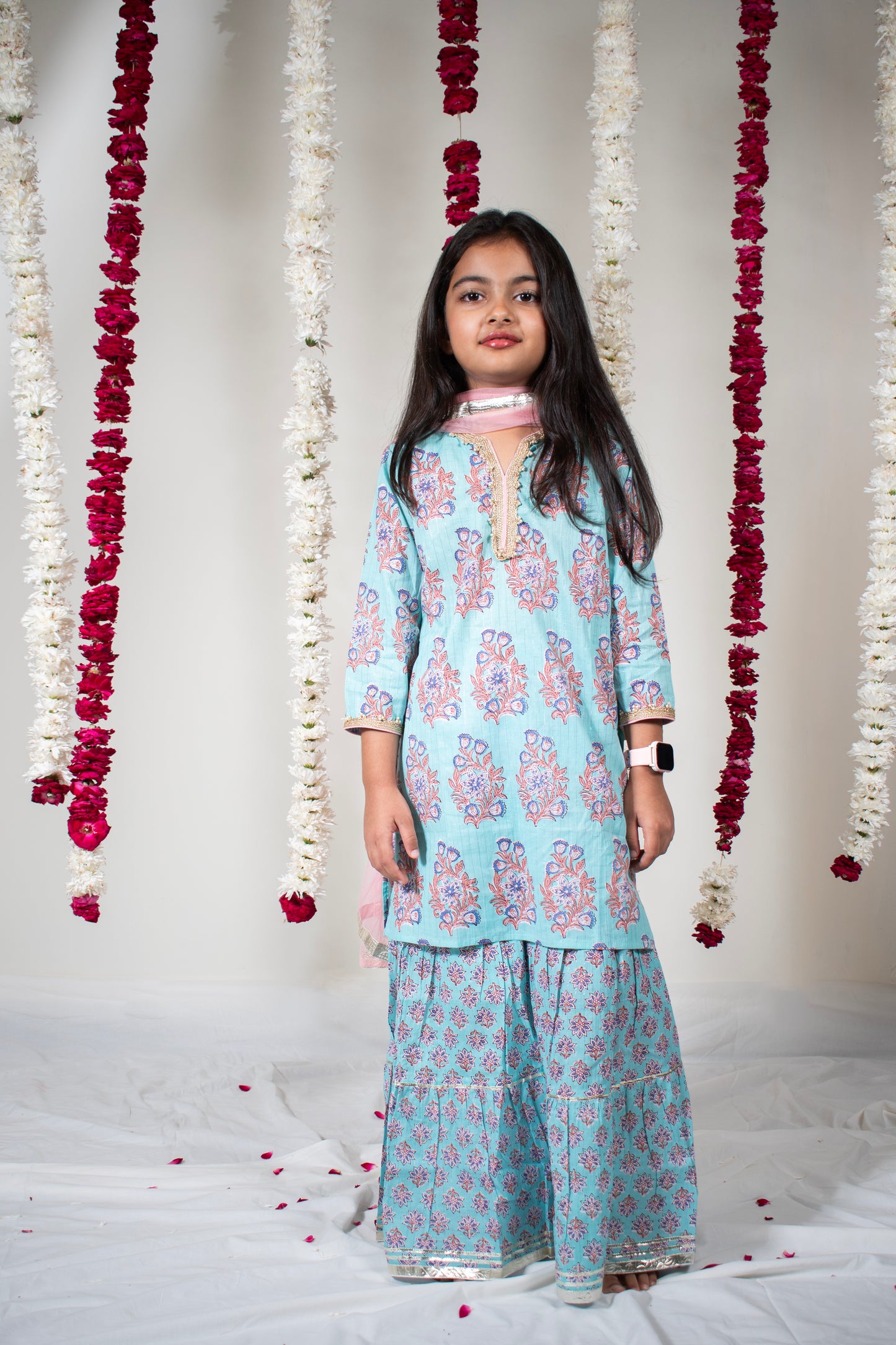 Kurti with Sharara