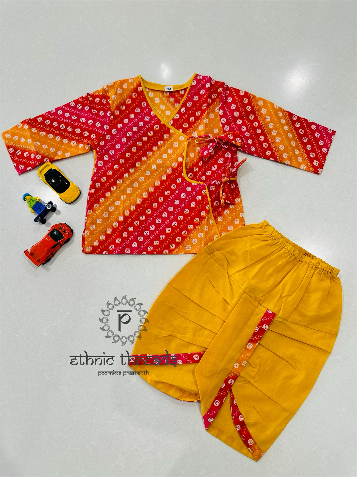 Ethnic Wear- Cotton Boys Kurta &  Dhothi Set