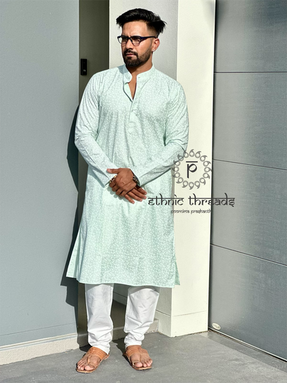 Cotton Mens Long Kurta