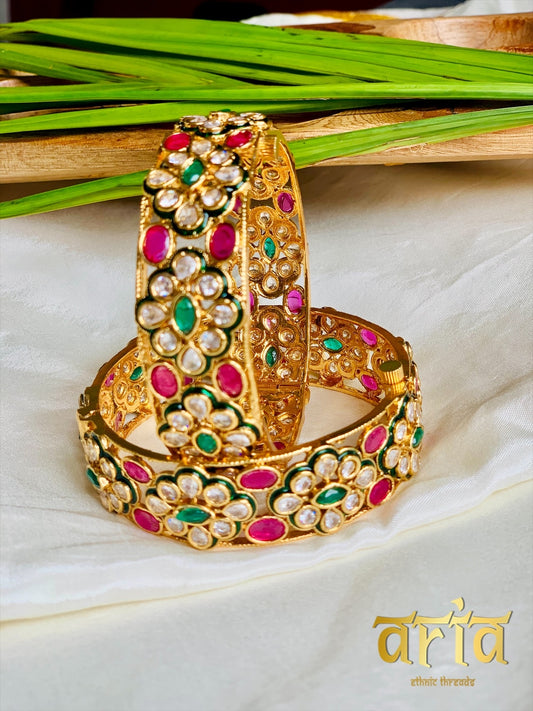 Kundan Polki  Kada Bangles