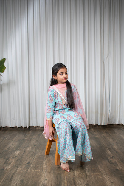 Kurti with Sharara