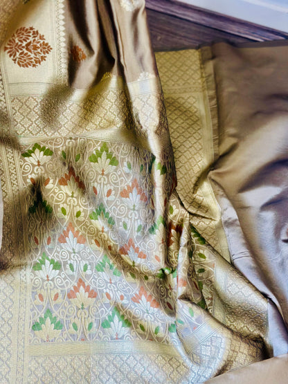 Banarasi Katan Brocade Sarees