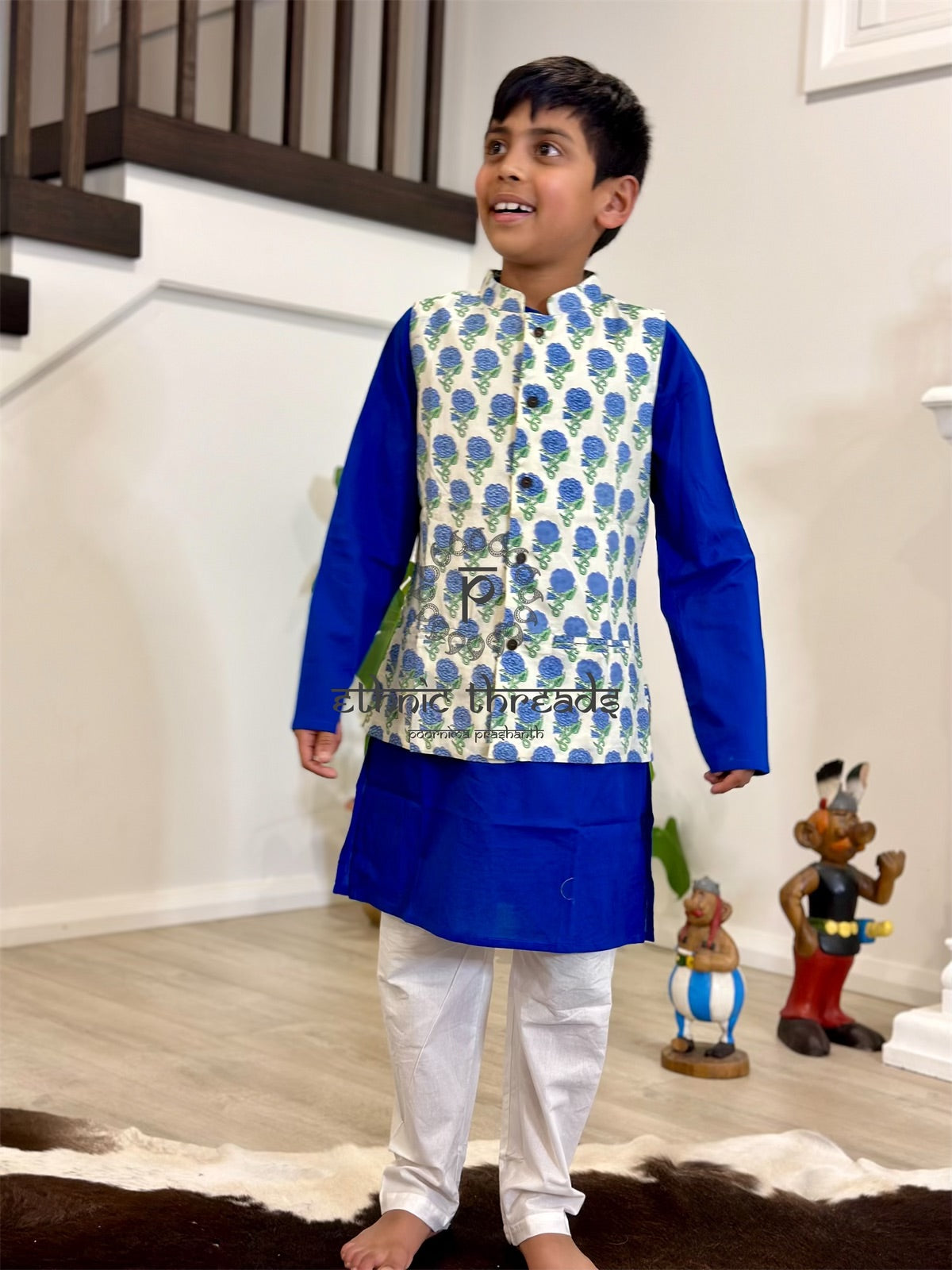 Boys Kurtha with jacket