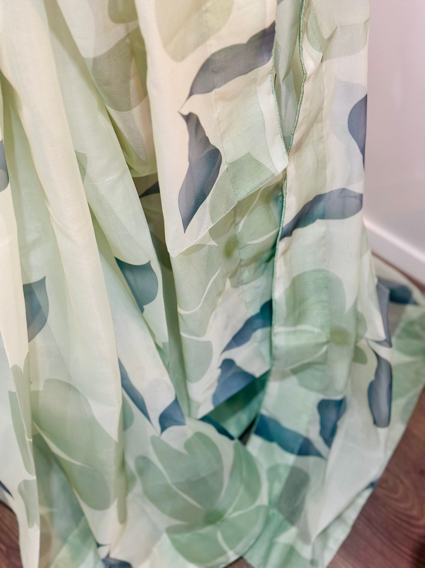 Floral Organza Saree