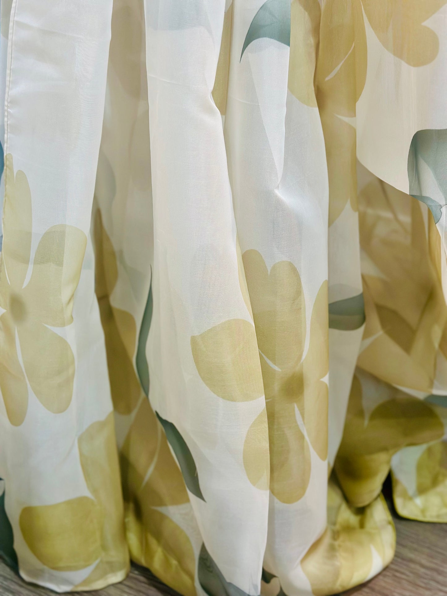 Floral Organza Saree