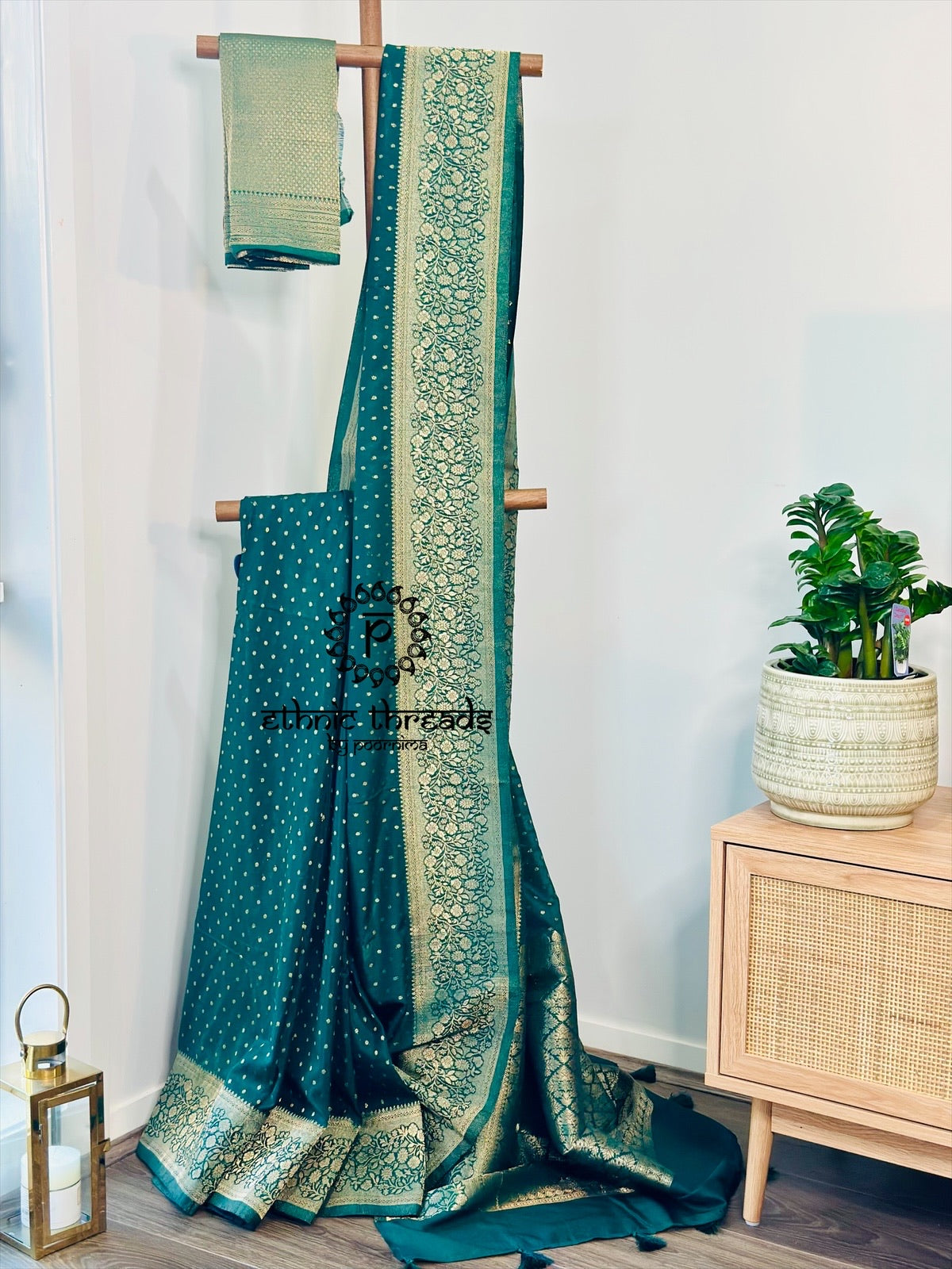 Georgette Banarsi Sarees with Zari Border