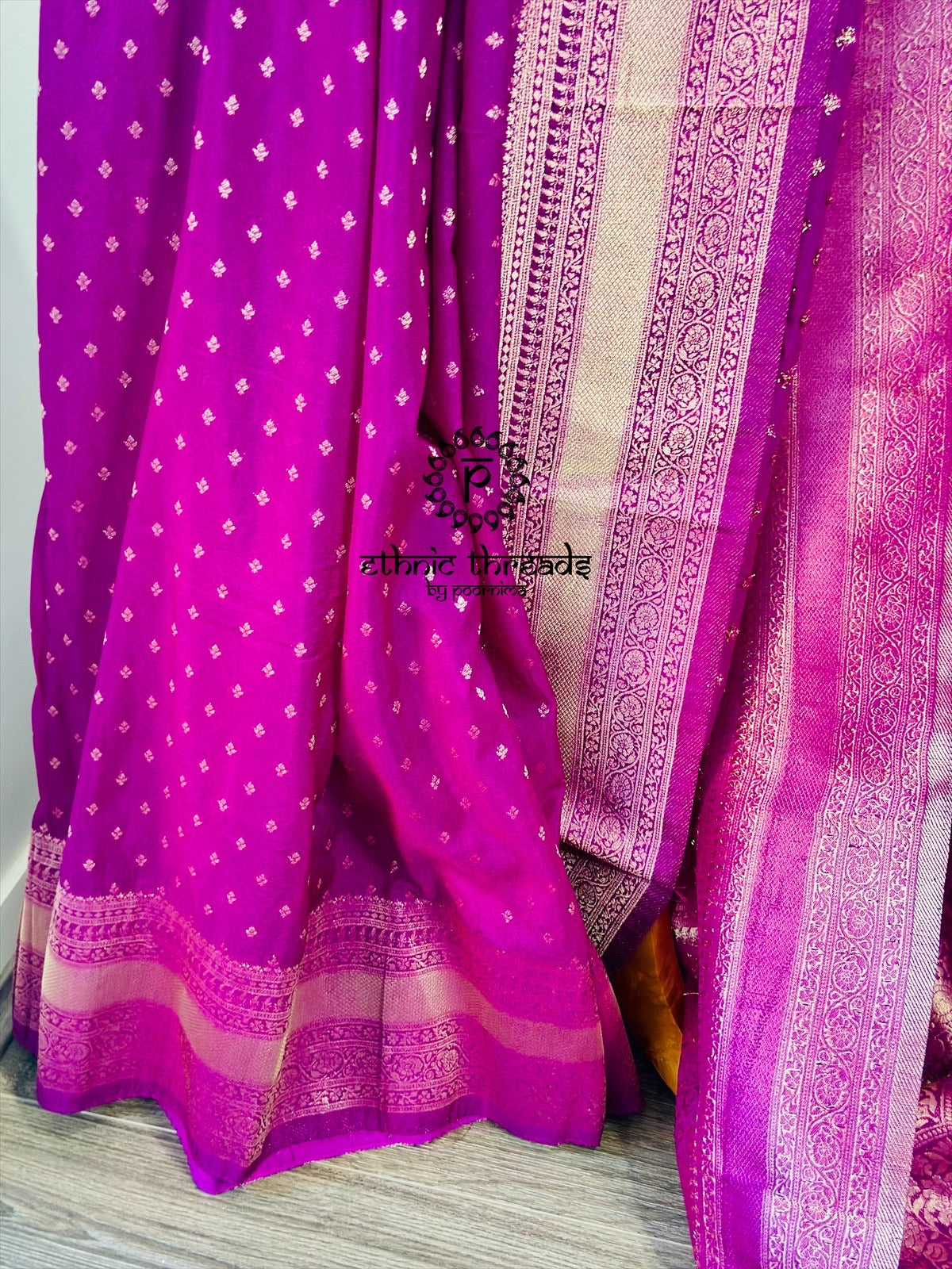 Georgette Banarsi Sarees with Zari Border