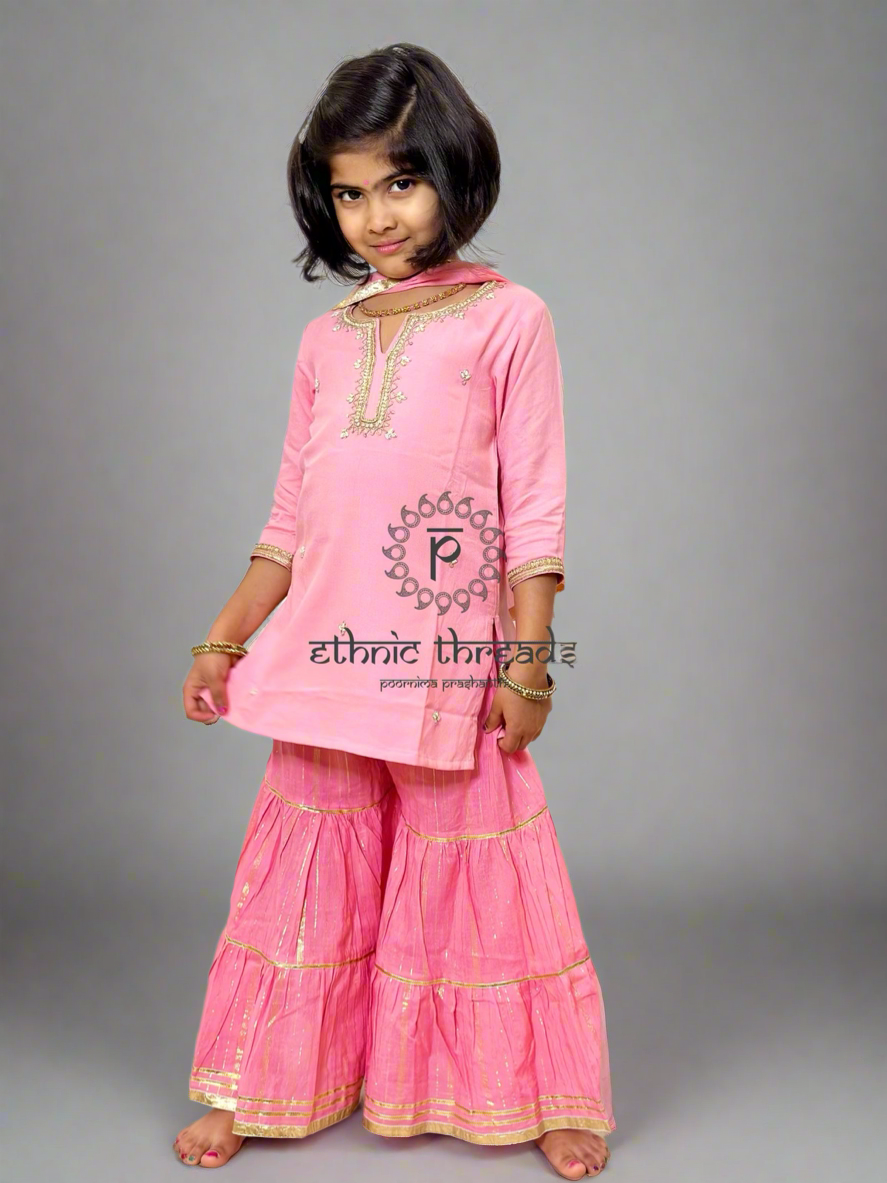 Kurti with Sharara