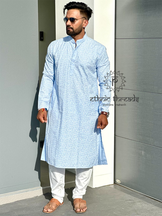 Cotton Mens Long Kurta