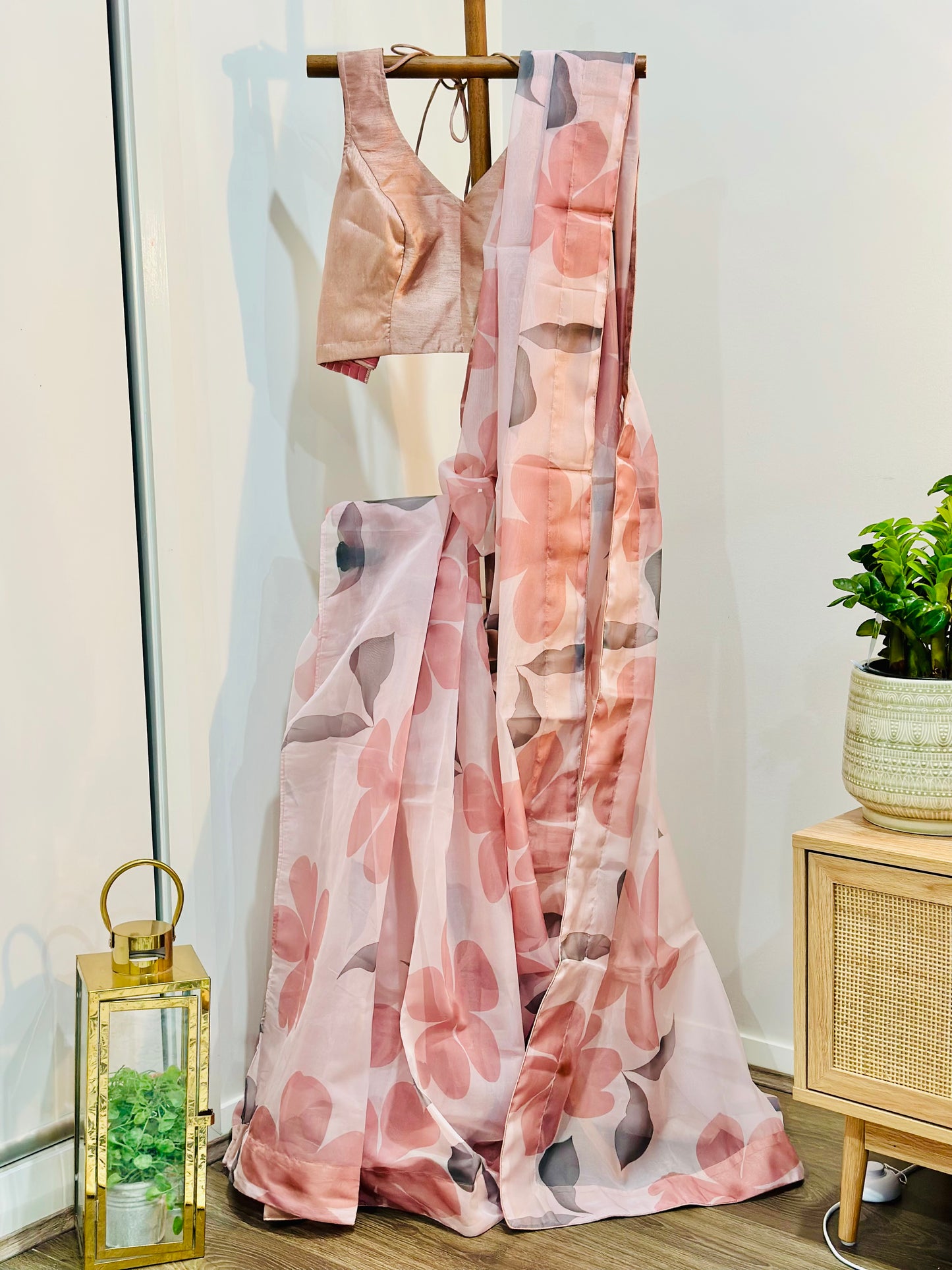 Floral Organza Saree