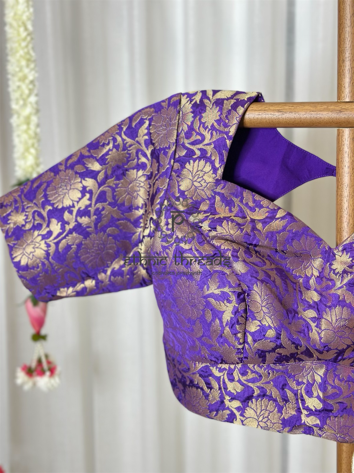 Violet Banarasi Blouse