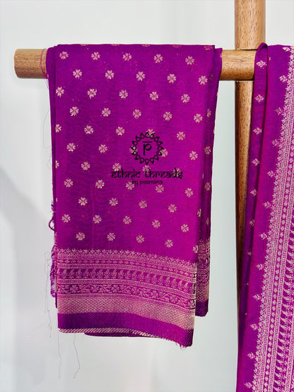Georgette Banarsi Sarees with Zari Border