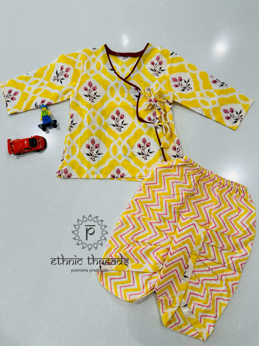 Ethnic Wear- Cotton Boys Kurta &  Dhothi Set