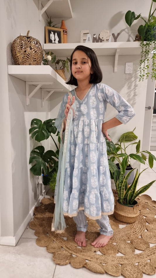 Kurthi with Salwar & Dupatta