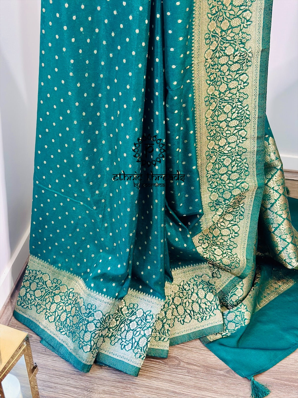 Georgette Banarsi Sarees with Zari Border