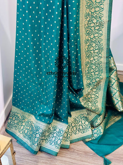 Georgette Banarsi Sarees with Zari Border