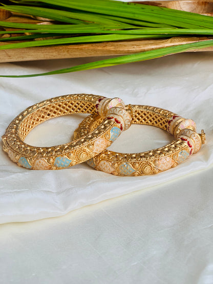 Antique Meenakari Kada Bangles