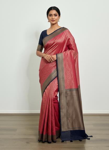 Banarasi Katan Brocade Sarees
