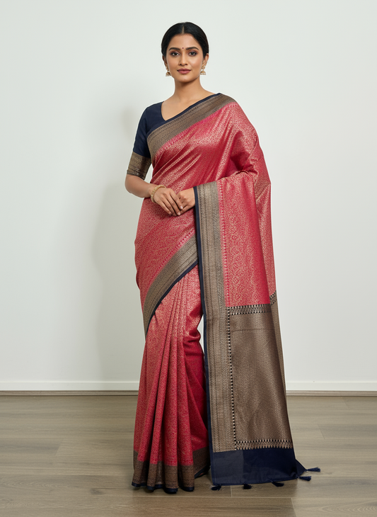 Banarasi Katan Brocade Sarees