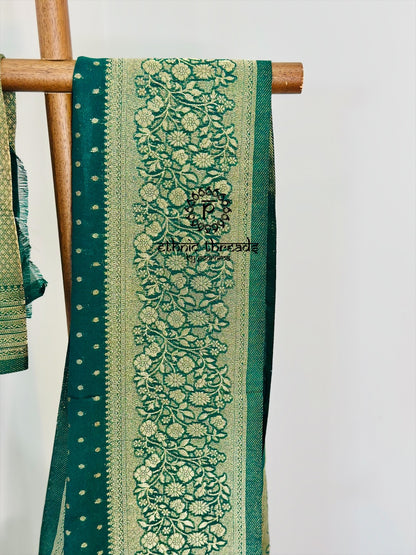 Georgette Banarsi Sarees with Zari Border