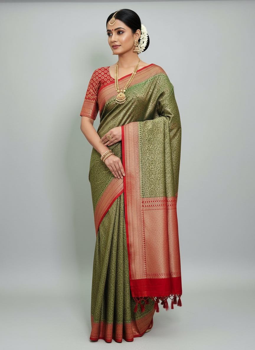 Banarasi Katan Brocade Sarees