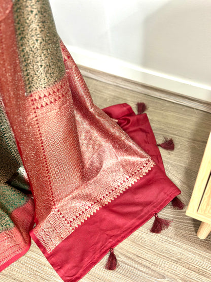 Banarasi Katan Brocade Sarees