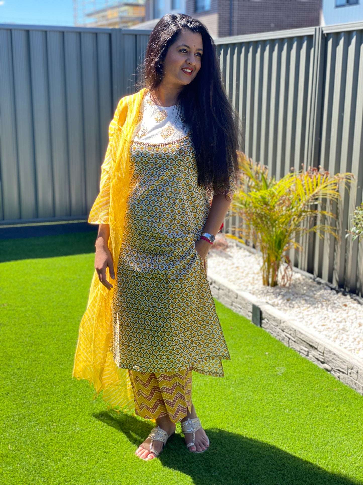 Yellow Salwar set