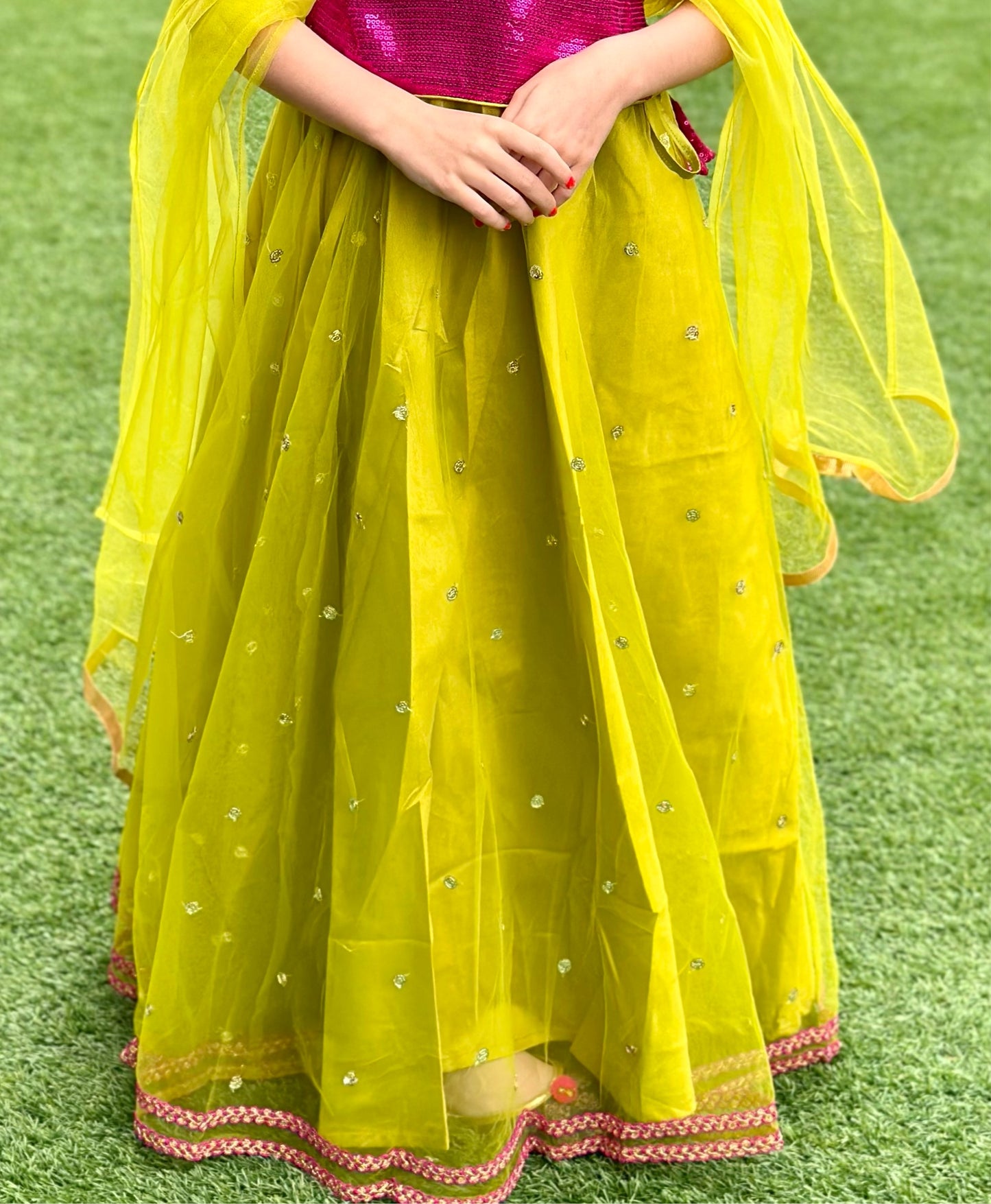 Fancy Lehenga set Yellow