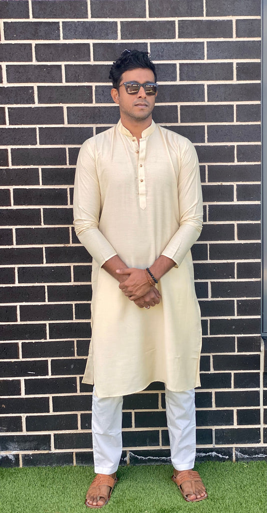 Cotton Mens Long Kurta